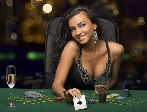 online jatek, elő krupié, nő, blackjack