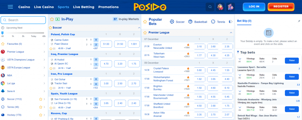 Posido Casino 🔥 €750 bónusz + 200 ingyenes pörgetés - Deluxe Casino Bonus