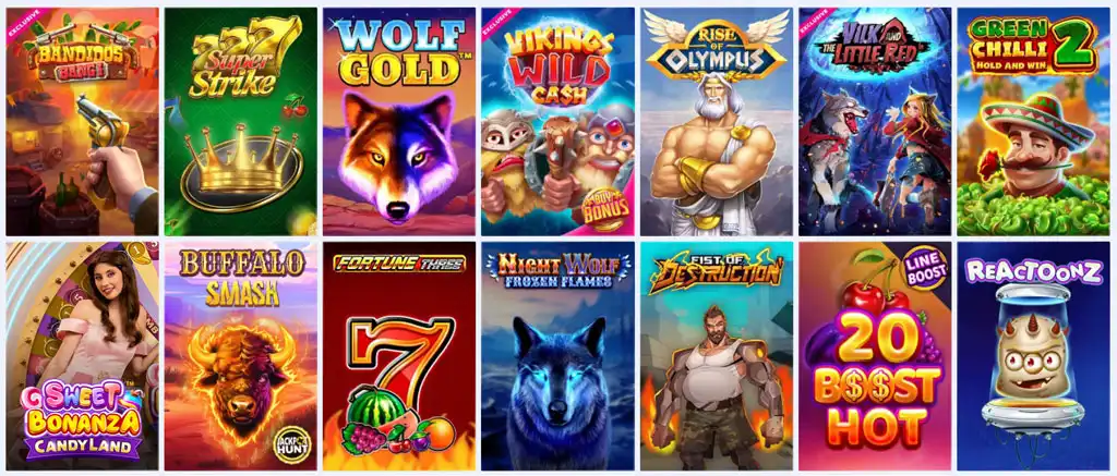 Bankonbet nyerőgépek, slots