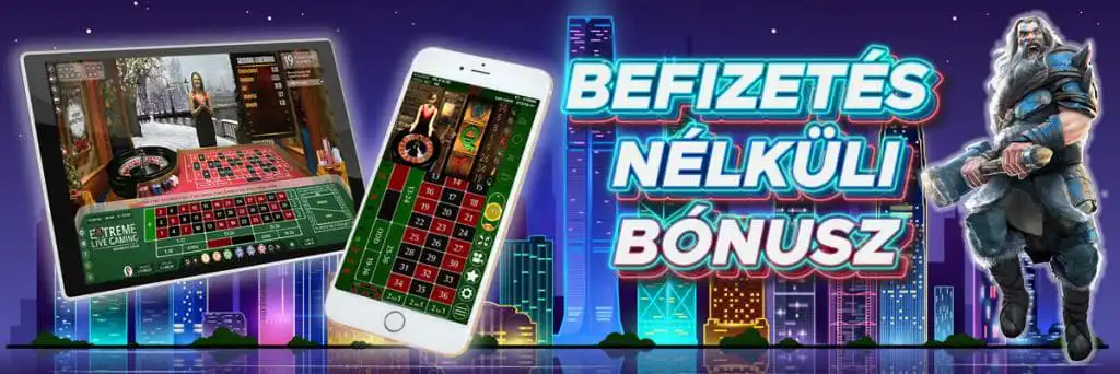 Mobil rulett, tablet rulett, befizetés nélküli bónus