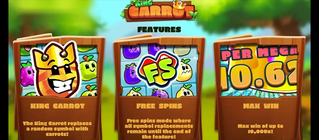 King Carrot, Online Nyerőgép, Hacksaw Gaming