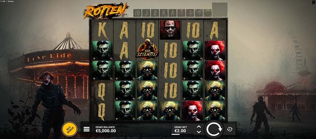 Nyerőgép Játékok, Rotten Nyerőgép, HAcksaw Gaming