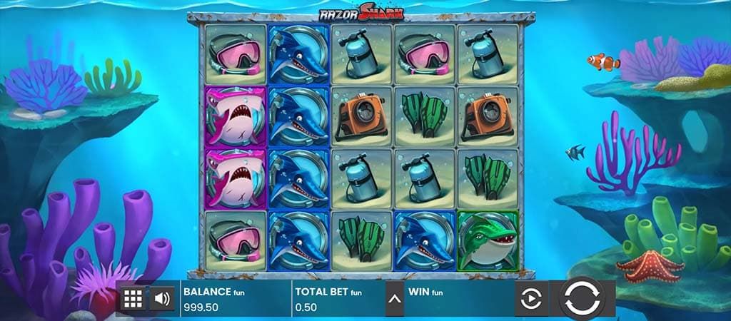razor shark, nyerőgépek, online nyerőgépek