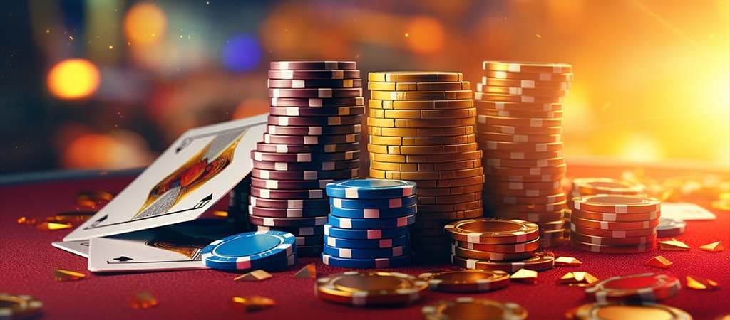 roulette zseton, szerencsejátéj, kártyák