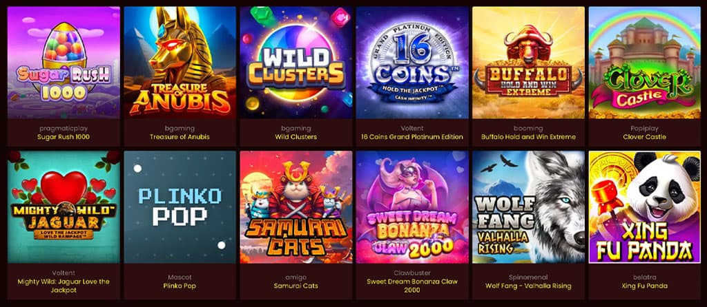 nyerőgépek, online játékok, játékkínálat, dragon slots kaszinó