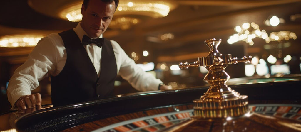 fizikai kaszinó, roulette asztal, élő osztó