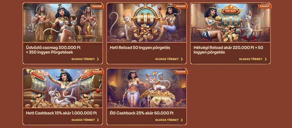 Cleobetra kaszinó promóciók, üdvözlő bónusz, reload ajánlatok, heti és élő cashback, ingyenes pörgetések