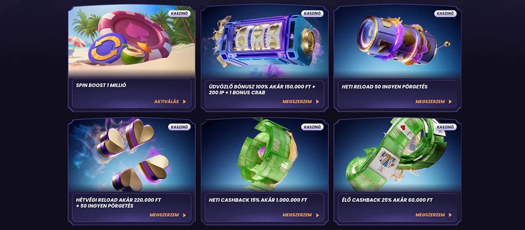 FunBet bónuszok, spin boost, üdvözlő bónusz, heti reload, hétvégi reload, ingyen pörgetés, cashback, nyerőgép ajánlatok