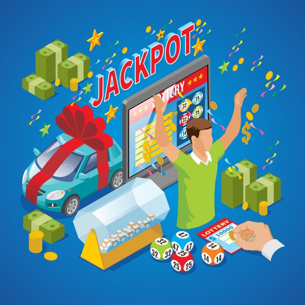 lotto, online jatek, illusztracio, jackpot