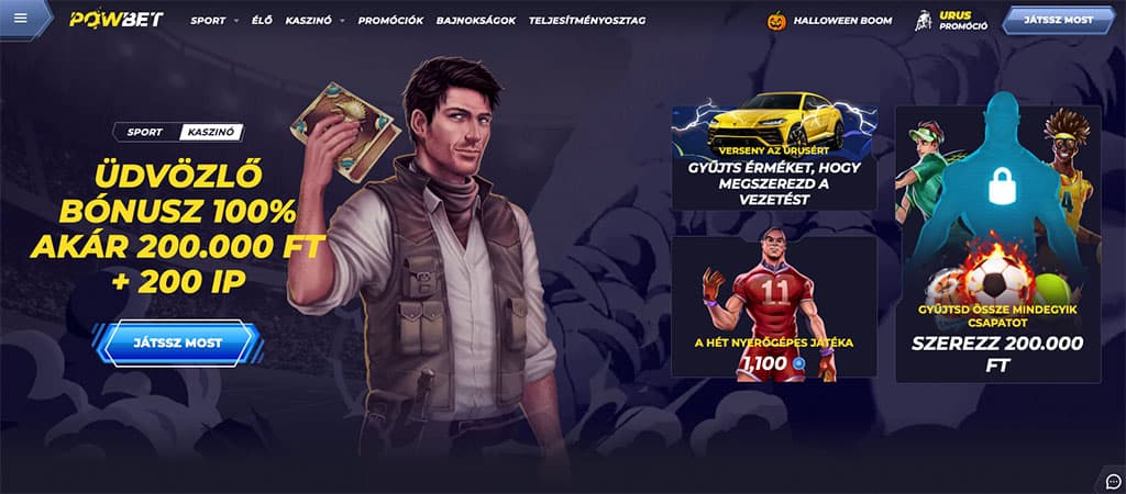 PowBet Casino, online casino, mobile casino