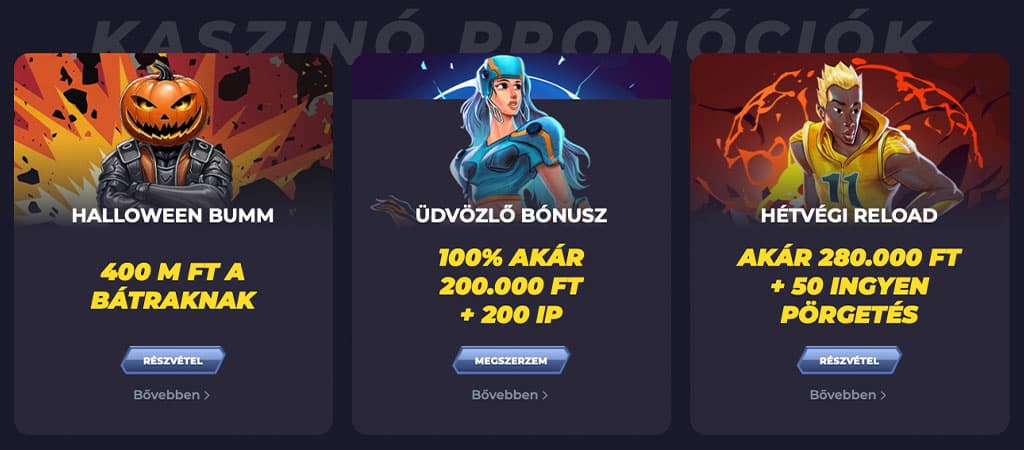 Powbet promóciók, üdvözlő bónusz, online casino