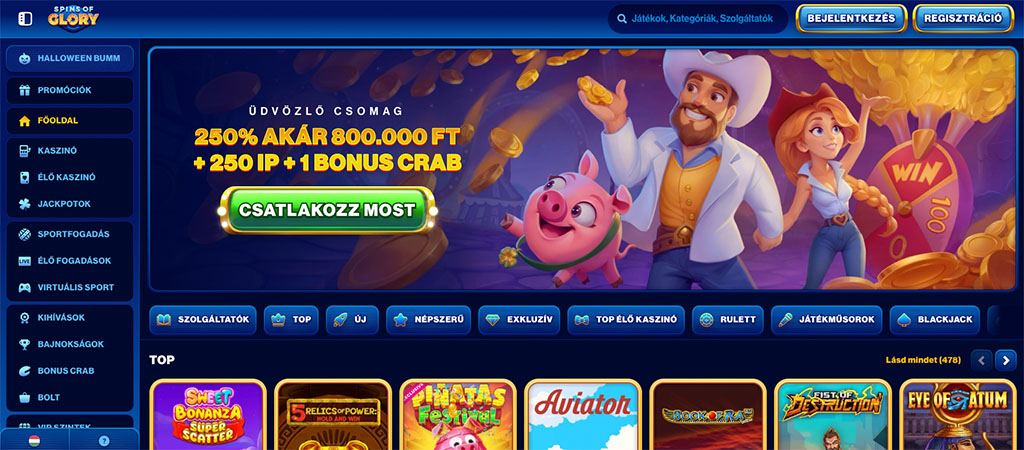 Spins of Glory, bonus crab, online casino