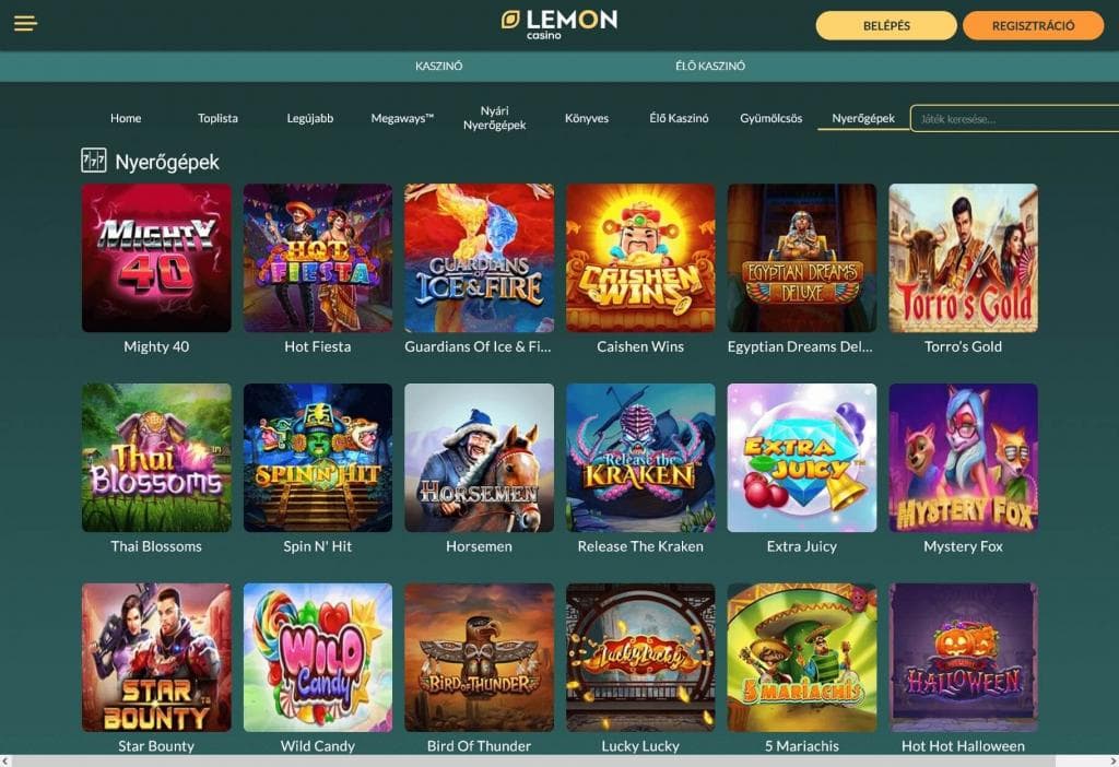 lemon casino, online nyerőgépek, online casino