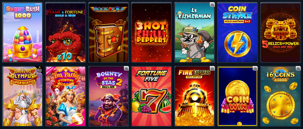 Betrepublic Casino játék-felhozatala, slot, nyerőgépek