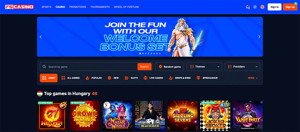 FSCasino, monile casino, online kaszinó
