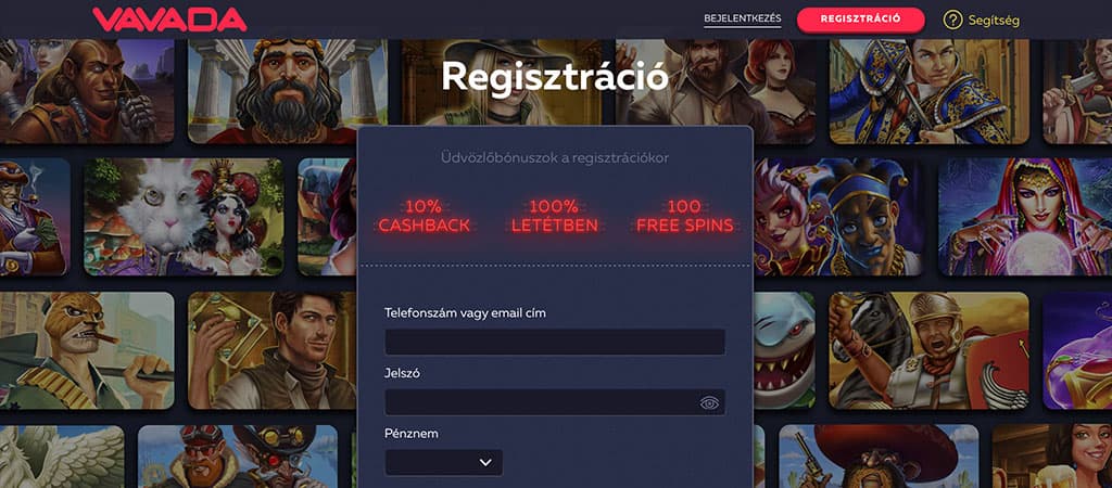 Gyors regisztráció a Vavada online platformján