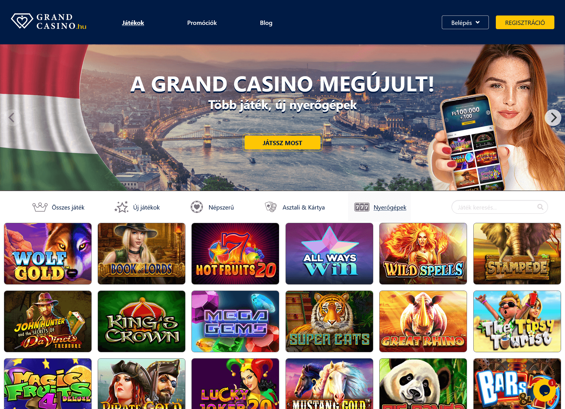 Grand Casino, online, slots