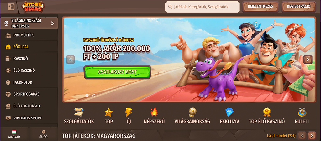 StoneVegas Casino, üdvözlő bónusz, bonus