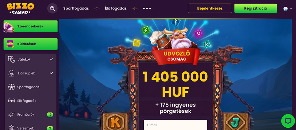Bizzo Casino, nagylelkű promóciók, mobil kaszinó