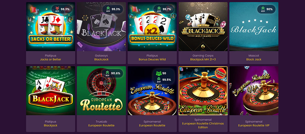 Bizzo élő kaszinó, élő kaszinó, blackjack