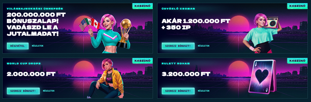 cashback, üdvözlő bónusz, nyerőgépek