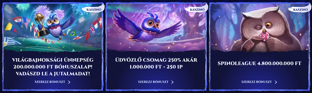 befizetés bónusz a Spinight sportfogadásokkal