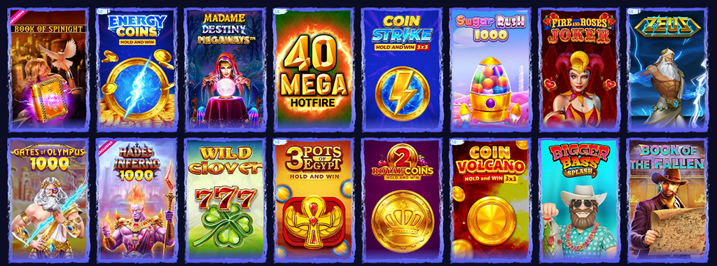 heti cashback, Spinight Online Casino játékok