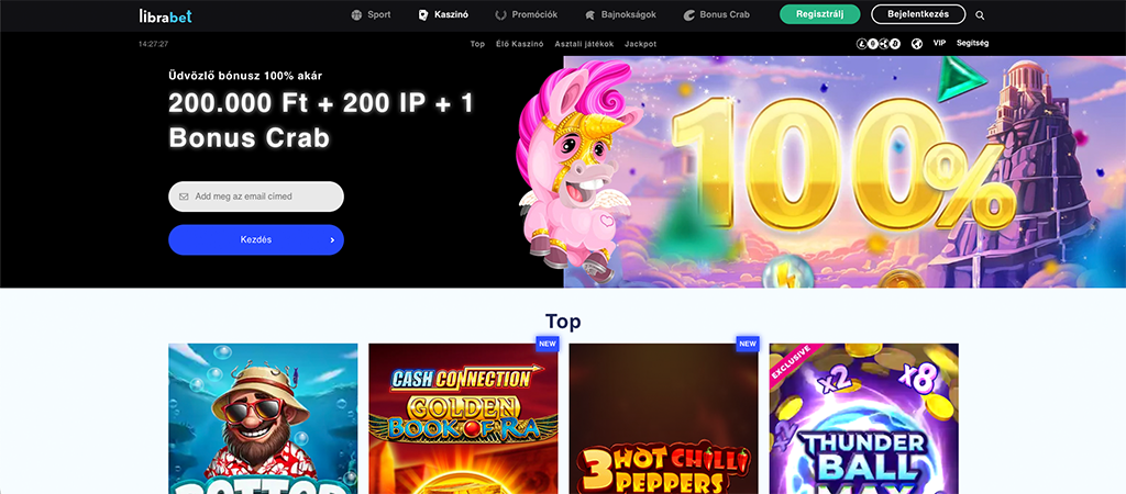 Librabet Casino, bónuszok és promóciók