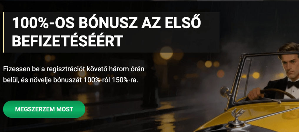 első befizetési bónusz, 150%-os bónusz, piros zsetonok, arany kulcs, kártyák, ajándék bónusz, regisztráció