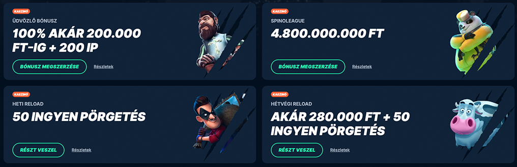 PlayZilla, promóciók és bónuszok, mobil kaszinó