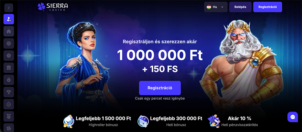 Sierra Casino, online casino, mobil kaszinó