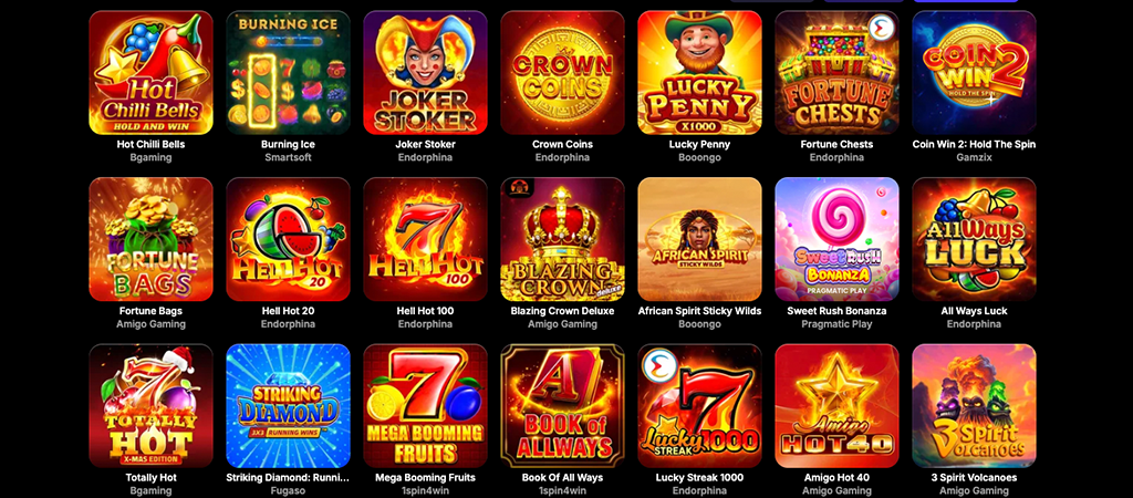 Sierra Casino játékfelhozatal, slot, online kaszinó